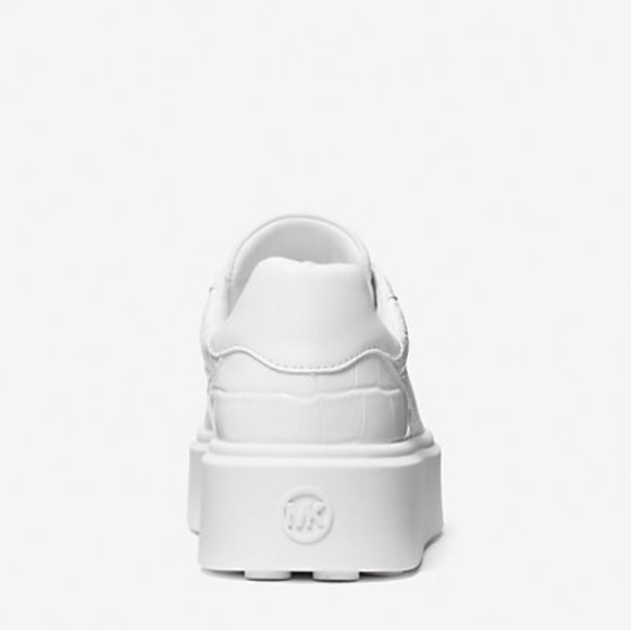 Michael Kors Classic White Lace-Up Sneakers - Picture 8 of 9